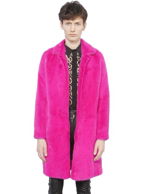 ysl fur coat mens|ysl coat men.